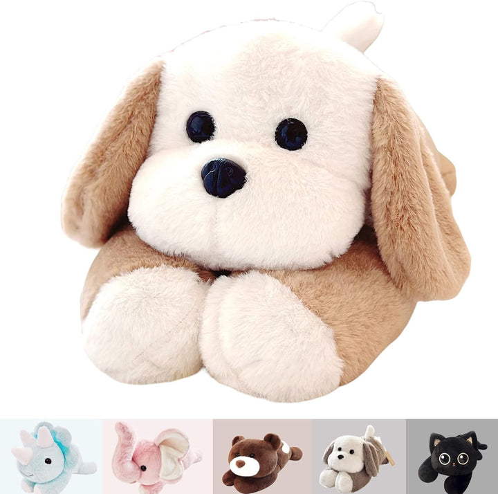 20" | 4 Pounds Highland Cow Weighted Stuffed Animals with Unscented Microwavable Heating Pad, Cute Coolable Heatable Weighted Plush Warm Gift for Kids & Adults