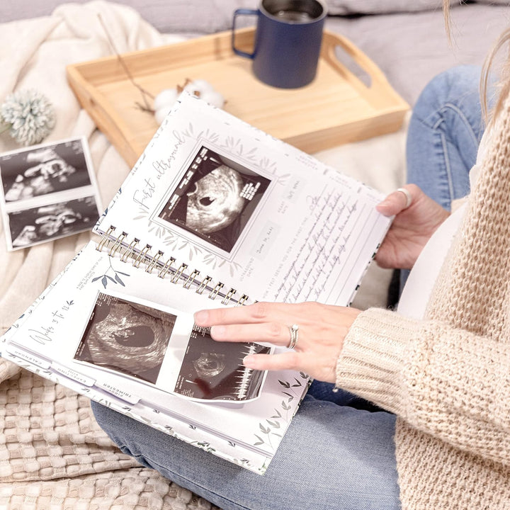 Pregnancy Journal for First Time Moms | Weekly Pregnancy Tracker & Baby Memory Book | 200-Page Pregnancy Planner | Pregnancy Must Haves Keepsake Gift | Premium Hardcover Pregnancy Book for Expecting Moms