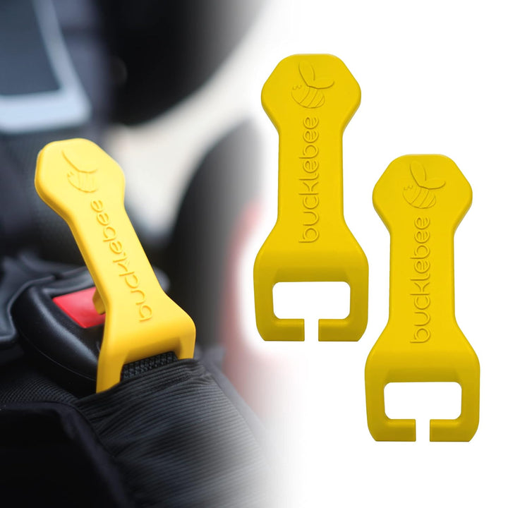 Easy Car Seat Buckle Release Aid for Children Unbuckle Car Seat Release Tool - Button Pusher - Opener for Nails - Buckle Release Tool (2 Packs Gray)