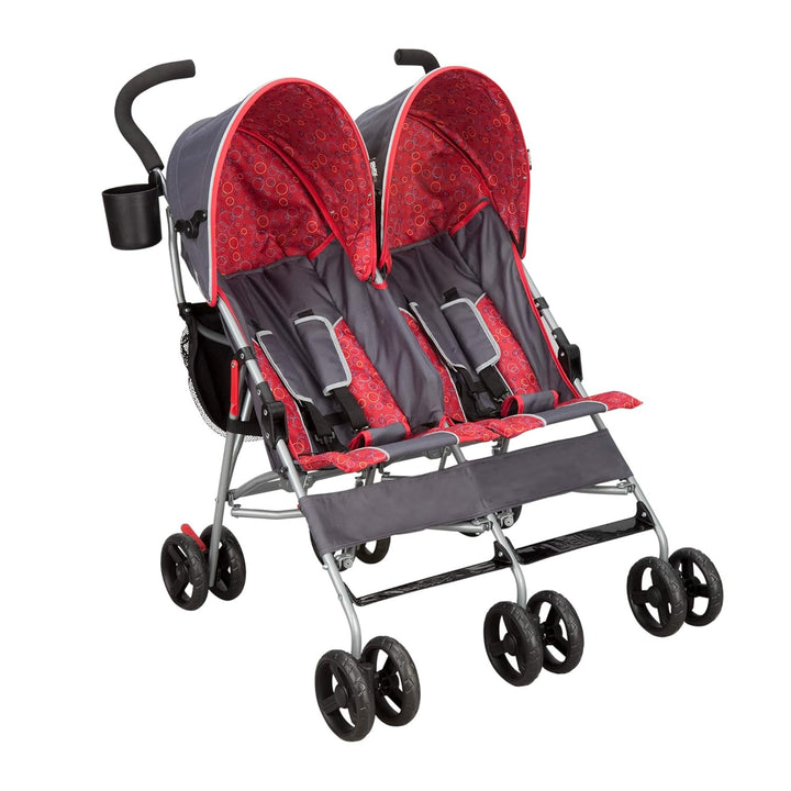 LX Side by Side Stroller - with Recline, Storage & Compact Fold, Night Sky