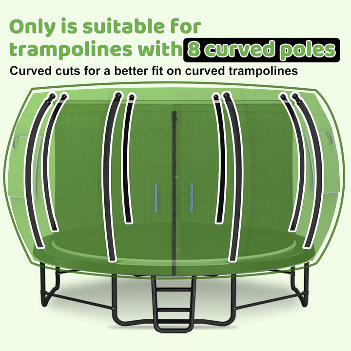 Tent for round Trampoline 14FT (Tent Only), Trampoline Shade Cover (Batteries Not Included)