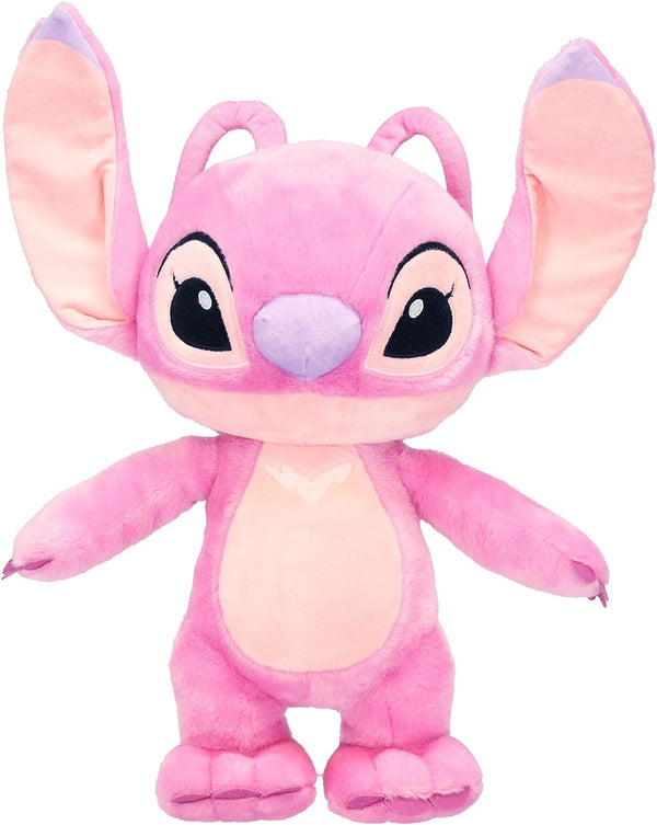 Disney Baby Lilo & Stitch Angel Soft Huggable Stuffed Animal Cute Plush Toy for Toddler Boys and Girls, Gift for Kids, Pink Angel 15 Inches