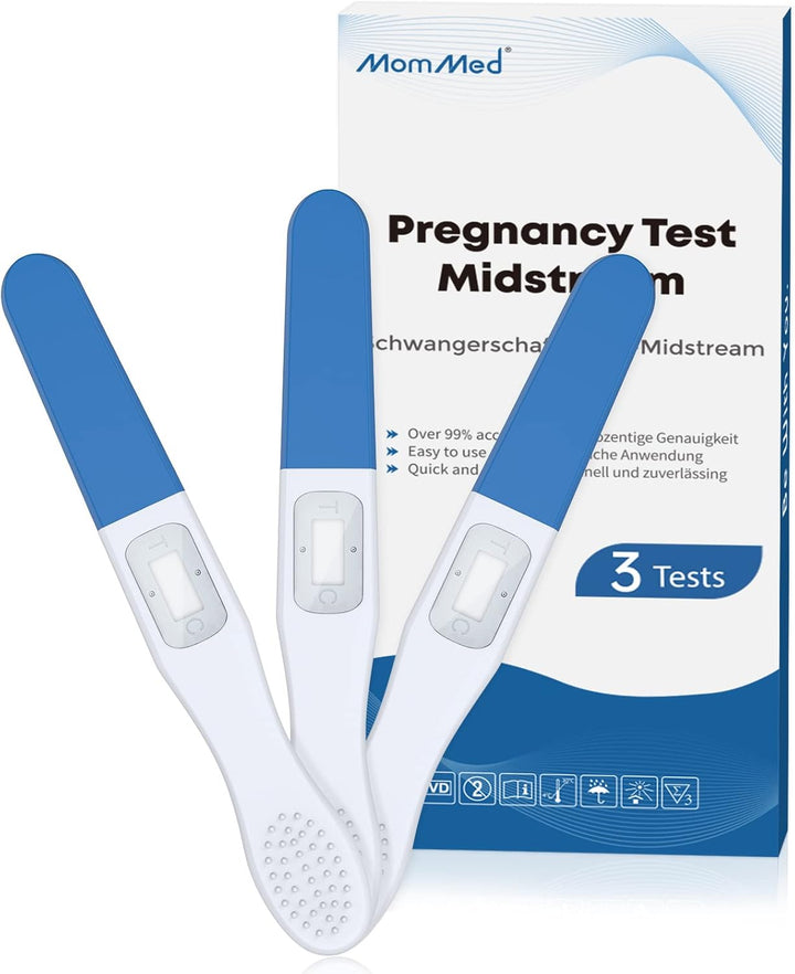 Midstream Pregnancy Test - Home Pregnancy Test – Early Detection Test, Incredibly Accurate – Super Fast Results – HCG Testing Kit - 6 Pack