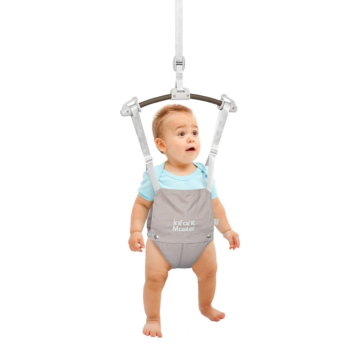 Baby Doorway Jumpers, Sturdy Johnny Jumper Adjustable 10.8"-23.6" Strap, Soft Baby Johnny Bouncer W/Seat Bag, Protable Doorway Jumper and Boucer for Baby, Ideal Gift for Infant