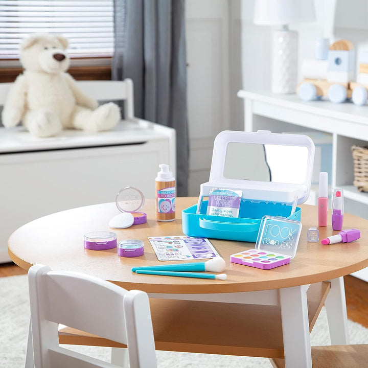 Love Your Look Pretend Makeup Kit Play Set – 16 Pieces for Mess-Free Pretend Makeup Play (Does NOT Contain Real Cosmetics)