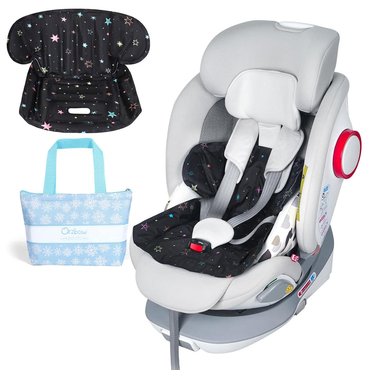 Car Seat Cooling Pad with Waterproof Liner, Gel Car Seat Cooler Pad for Babies Summer, Potty Training Protector Mat Cushion for Carseats and Strollers, Easy to Clean, Reversible, Cool Blue