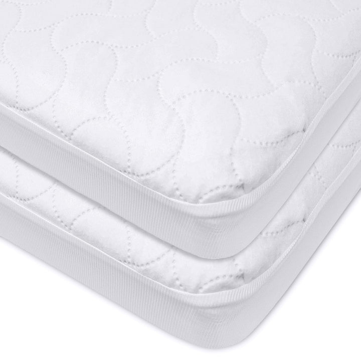 Waterproof Fitted Pack and Play Mattress Protector 39" X 27" - Quilted, Noiseless, Ultra-Soft & Breathable Playpen and Pack N Play Mattress Cover