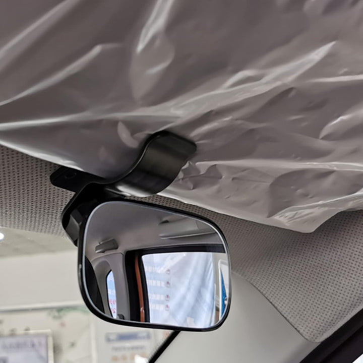 Universal Car Interior Rearview Baby Mirror Wide Angle Convex Mirror Clip-On Mirrors for Viewing Rear Passengers