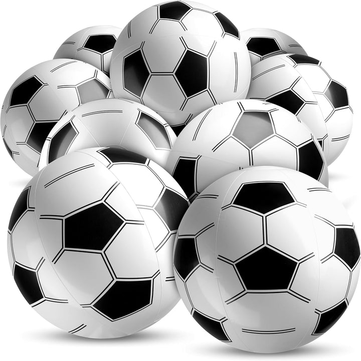 Inflatable Baseball (Pack of 12) 16-Inch, Baseball Beach Balls for Themed Party Decorations & Birthday Decor - Pool Ball Toys Party Favors & Goodie Bags Favors for Kids, Boys and Girls