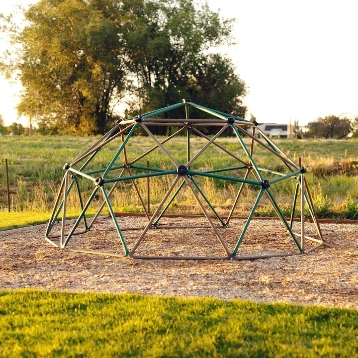 Geometric Dome Climber Play Center, Earthtone