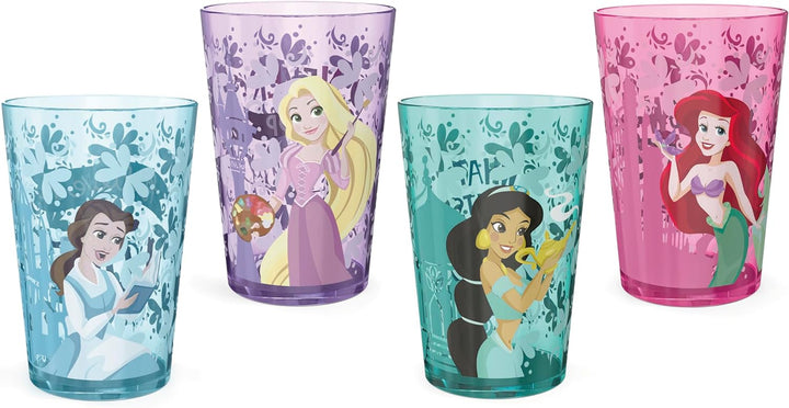 Bluey Nesting Tumbler Set Includes Durable Plastic Cups with Variety Artwork, Fun Drinkware Is Perfect for Kids (14.5 Oz, 4-Pack, Non-Bpa)