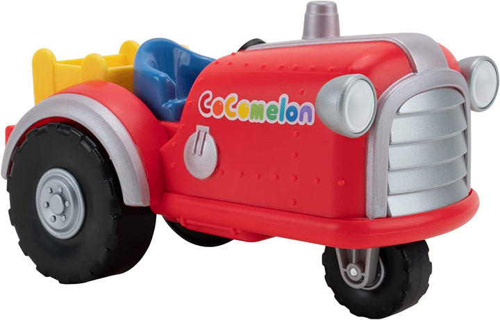 Official Musical Tractor W/Sounds & Exclusive 3-Inch Farm JJ Toy, Play a Clip of “Old Macdonald” Song plus More Sounds and Phrases