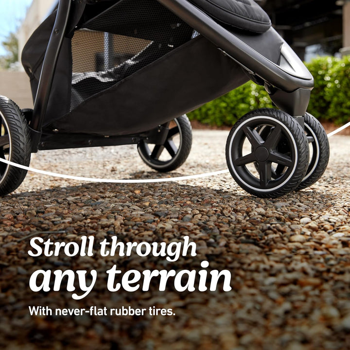 Outpace LX All-Terrain Travel System - Includes Snugride 30 Lite Infant Car Seat, Briggs, High-Performance Stroller/Car Seat Combo, Practical & Durable