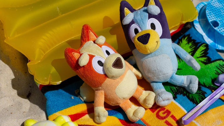 & Bingo Small Plush Bundle – 2 Pack Soft Stuffed Animals for Kids, Perfect Size for Little Hands, Cuddly Travel Toys, Embroidered Faces, Gift for Toddlers Ages 3+