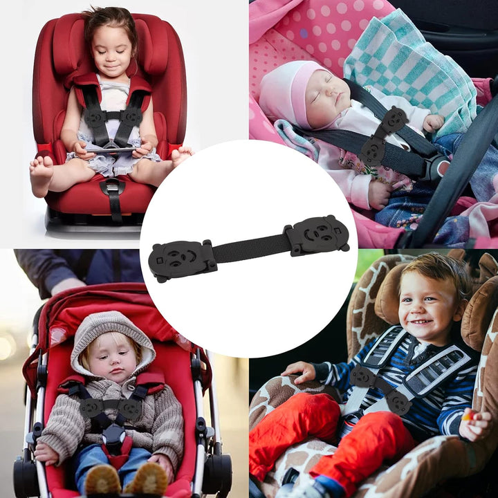 Anti Escape Buckle Lock Clip Baby Harness Chest Clip, Baby Safety Strap Prevent Children/Kids(Under 1.5 Years Old) Taking Their Arms Out of High Chairs/Strollers/Baby Reins(2 Pack)