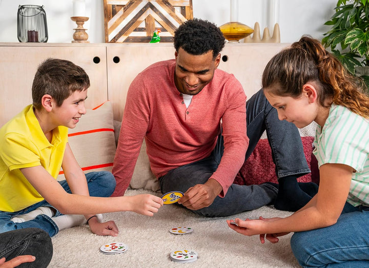 Spot It! Classic Card Game (2024 Refresh) - Eco-Blister Edition, 5-In-1 Visual Perception Game for Quick Reflexes and Family Fun, Ages 6+, 2-8 Players, 10 Minute Playtime