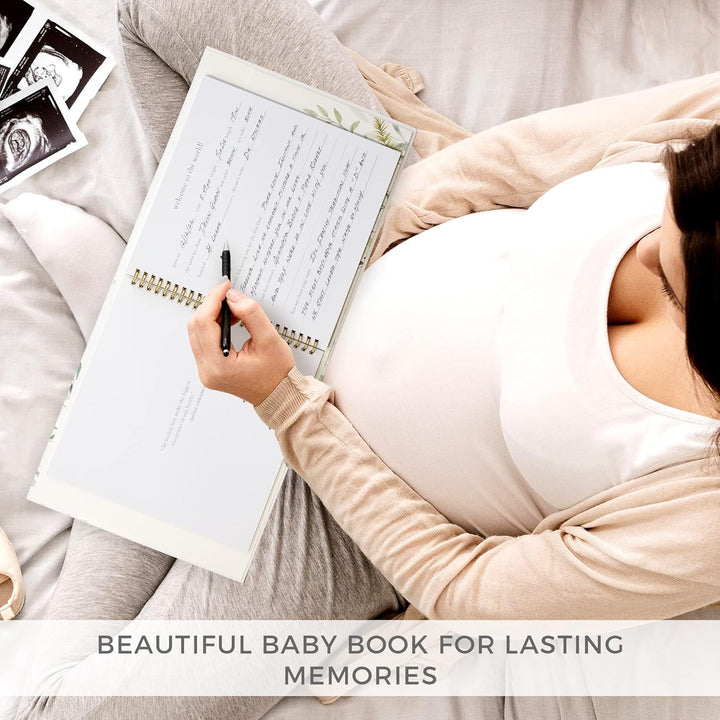 Keepsake Baby Memory Book for Boys & Girls – Timeless First 5 Year Baby Book Photo Album – Gender Neutral Journal Scrapbook - Record a Milestone for Every Event from Birth to Age 5