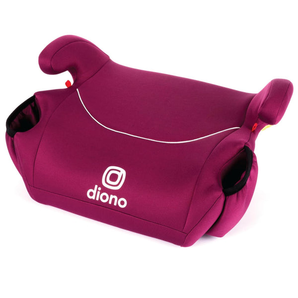 Solana, No Latch, Single Backless Booster Car Seat, Lightweight, Machine Washable Covers, Cup Holders, Pink