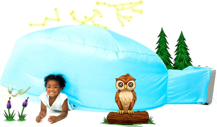 The Original Patented Airfort - Build a Fort in 30 Seconds, Inflatable Fort for Kids, Play Tent for 3-14 Years, a Playhouse Where Imagination Runs Wild, Fan Not Included (Space Shuttle)