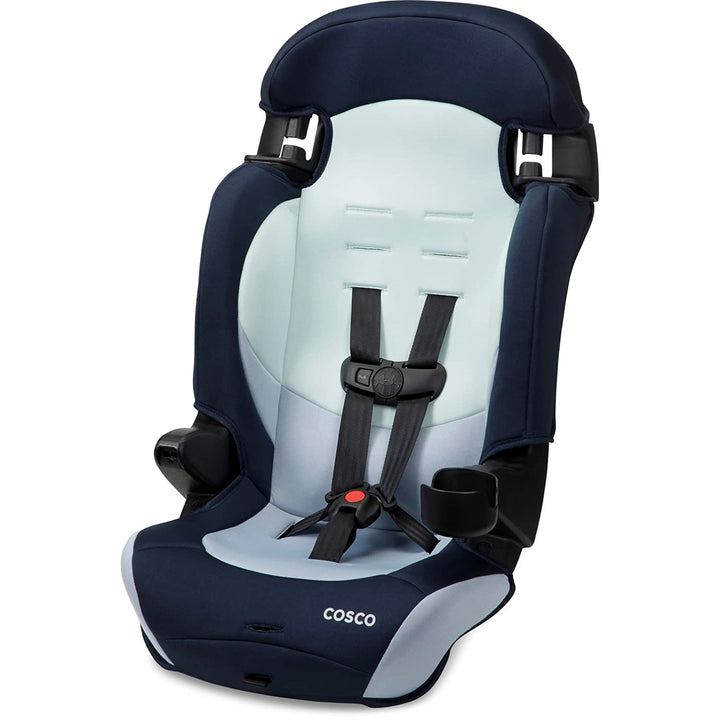 Kids Finale DX 2-In-1 Booster Car Seat, Forward Facing Toddler Car Seat (30-65 Lbs) and Belt Positioning High Back Booster Seat (40-100 Lbs), Sport Blue