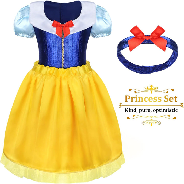 Princess Dress up Clothes for Little Girl Role Play Costume Gift Set Princess Dress up Toys for Toddler Girls