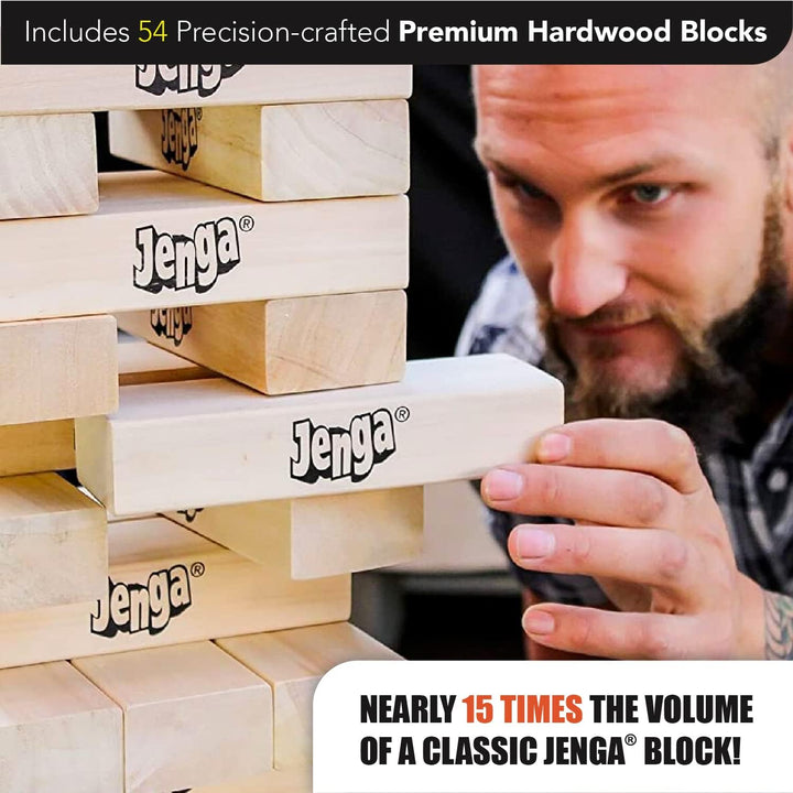 Giant - Hardwood Blocks - Stacks to over 5 Feet - Officially Licensed - JS7