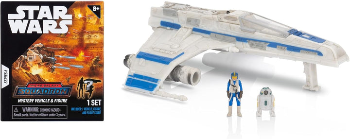 Star Wars Micro Galaxy Squadron Mace Windu’S Jedi Interceptor Mystery Bundle - 3-Inch Light Armor Class and Scout Class Vehicles with Accessories (Amazon Exclusive)