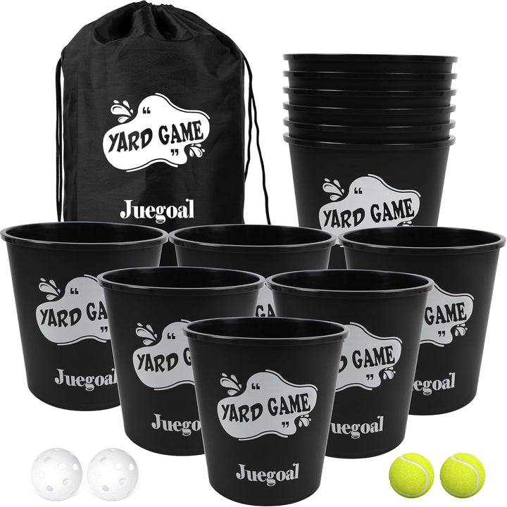 Outdoor Giant Yard Pong Game Set Outdoor Toss Game Throwing Game for Beach, Camping, Lawn and Backyard