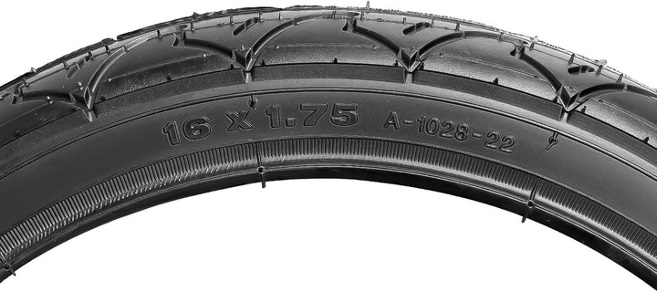 Rear 16×1.75 Tire and Inner Tube, 16X1.75/47-305 Stroller Back Wheel Tire Fit for BOB 3-Wheeler Gear Jogging Troller Models Including Revolution Se/Pro/Flex/Su/Ironman(1Set)