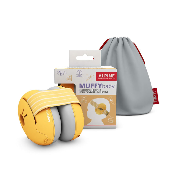 Muffy Baby Ear Protection for Babies and Toddlers up to 36 Months - CE & ANSI Certified - Noise Reduction Earmuffs - Comfortable Baby Headphones against Hearing Damage & Improves Sleep - Green