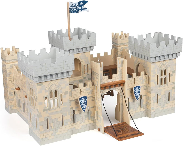 - Medieval & Fantasy - Weapon Master Castle - 60002 - Wooden Playset for Figurines - Collectible - for Children - Suitable for Boys and Girls - from 3 Years Old