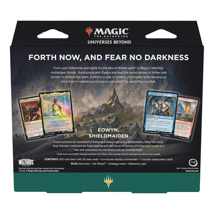 Magic the Gathering the Lord of the Rings: Tales of Middle-Earth Commander Deck 1 + Collector Booster Sample Pack