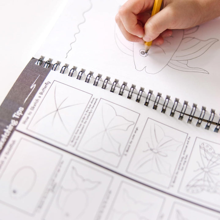 Mini Sketch Pad of Paper (6 X 9 Inches) - 50 Sheets, 3-Pack