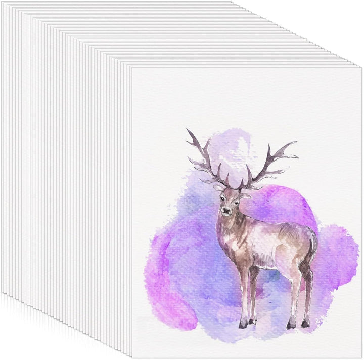120 Sheets Watercolor Paper Bulk, 140 Lb/300 GSM Cotton Cold Press White Paper, 5 X 7 Inch, Perfect for Kids, Students, Artists