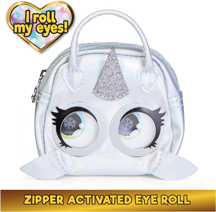 Micros, Denim Deerie Stylish Small Purse with Eye Roll Feature
