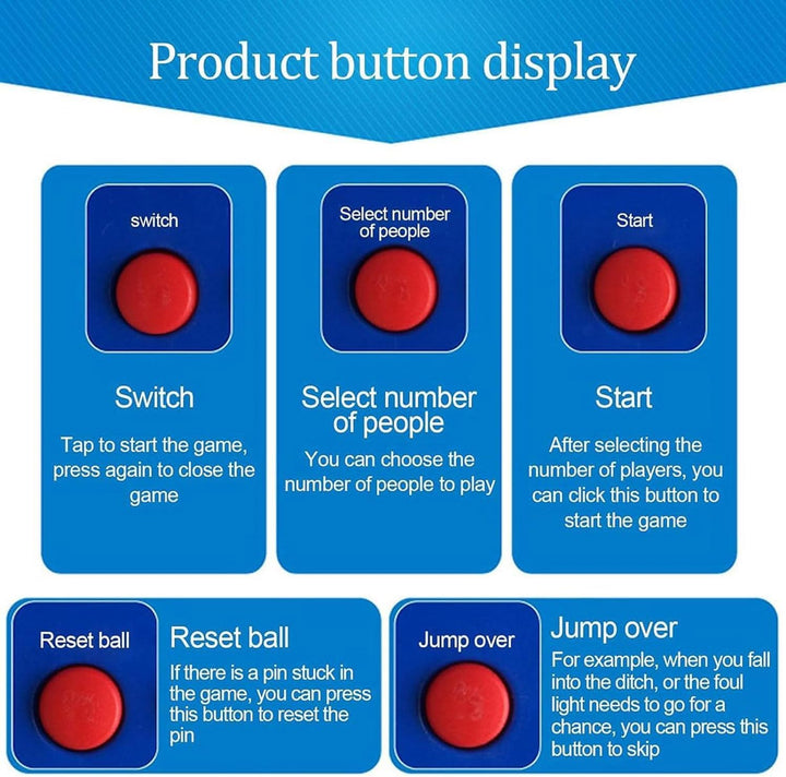 Bowling Alley Arcade Game, Indoor Bowling Ball Sports Game Console with LED Scoreboard with Automatic Reset, Lighting & Simulation Sound - Fun for Children and Adults,2M/6Ft