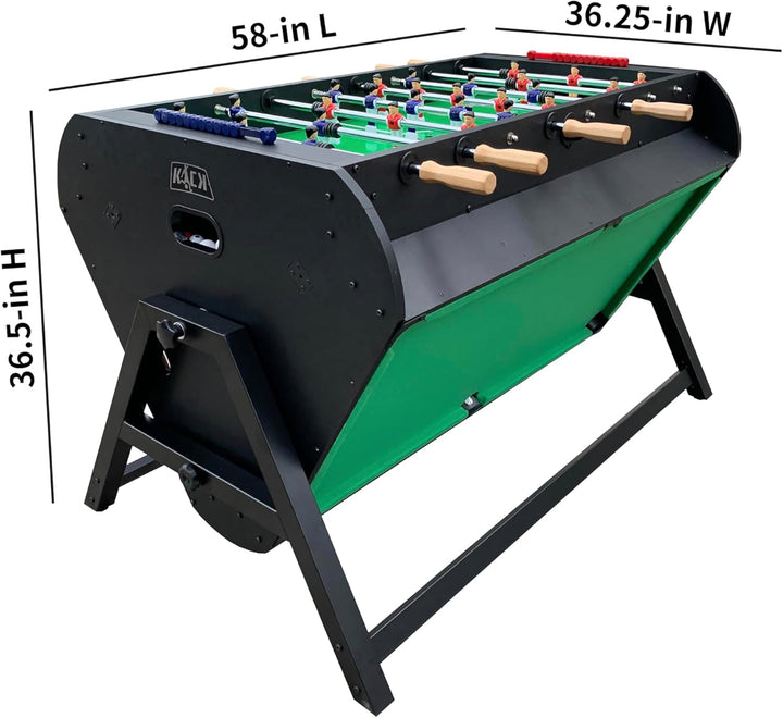 Triplex 55″ Telescopic Rods 3-In-1 Swivel Multi Game Table - Combo Game Table Set - Billiards, Air-Hockey and a Foosball for Home, Game Room, Friends and Family!