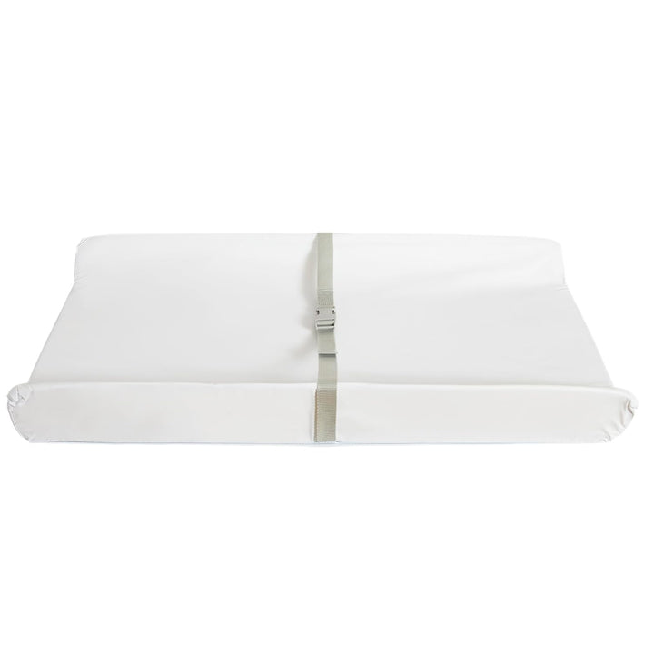 Secure Grip Baby Diaper Changing Pad for Dresser, Waterproof and Wipeable, Contoured, Standard Size (16" X 31"), White