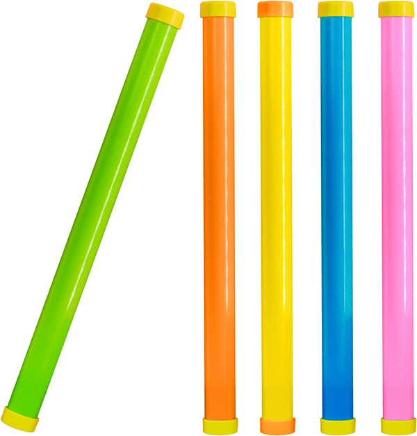 16" Groan Tube Noise Makers 5 Pack - Funny Party Noisemaker for Kids and Adults - Party Favor Sound Tubes Toys Multiple Colors