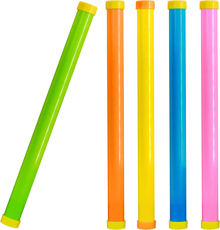 16" Groan Tube Noise Makers 5 Pack - Funny Party Noisemaker for Kids and Adults - Party Favor Sound Tubes Toys Multiple Colors