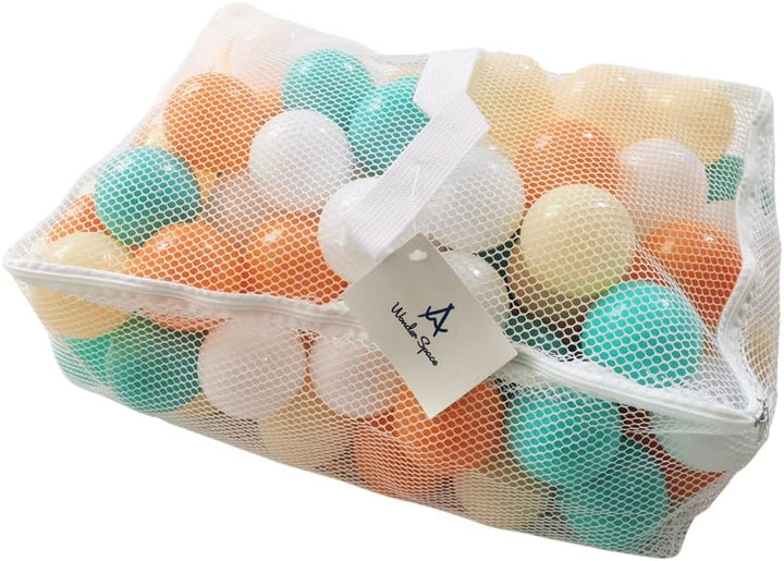 Soft Pit Balls, Chemical-Free Crush Proof Plastic Ocean Ball, BPA Free with No Smell, Safe for Toddler Ball Pit/Kiddie Pool/Indoor Baby Playpen
