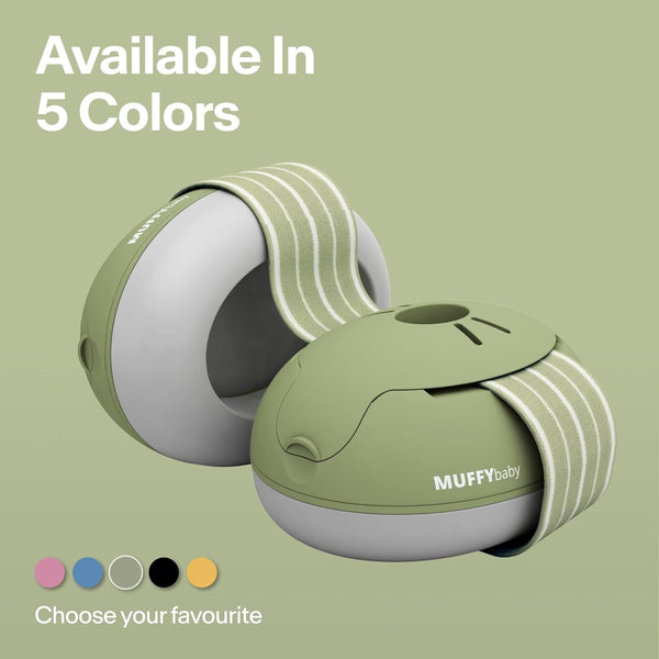 Bubzee Baby Headphones for Noise Protection - Baby Ear Muffs, Newborn Infant & Toddler, 0 to 36 Months, Adjustable