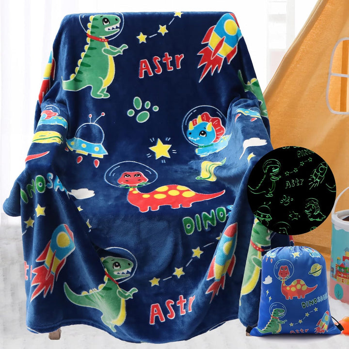 Glow in the Dark Blanket Unicorns Gifts for Girls,Unicorn Party Blankets,Luminous Girls Toys,Soft Kids Blankets,For 1-10 Year Old Girl Birthday Christmas Halloween Thanksgiving Easter Gifts,60 X 50In