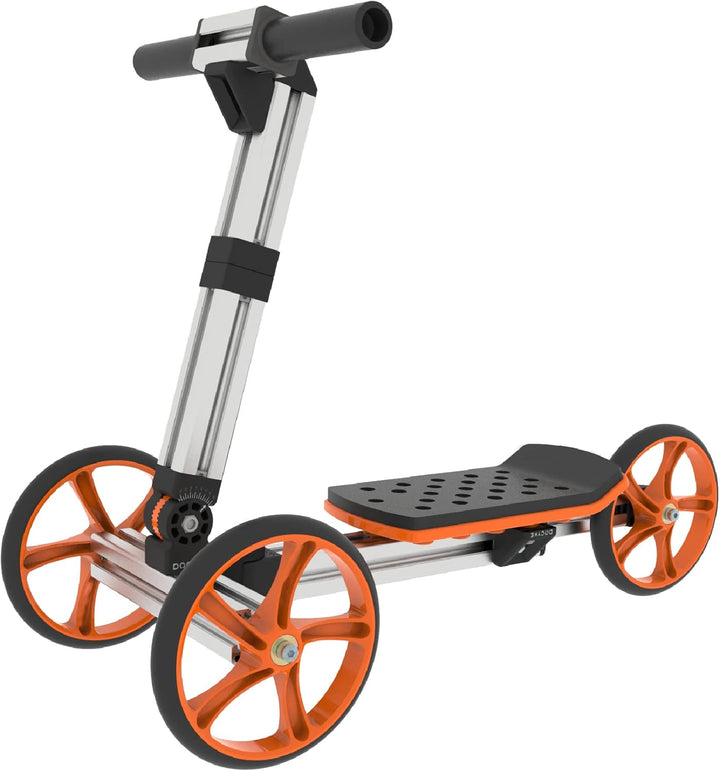 Constructible Kit 40 in 1 Kid Rides on Toys,Balance Bike,Engineering Building Kit Kids Sit/Stand Scooter and 20 More than S-Kit/Medium Kit for 3-8 Years Old(Not Electric)