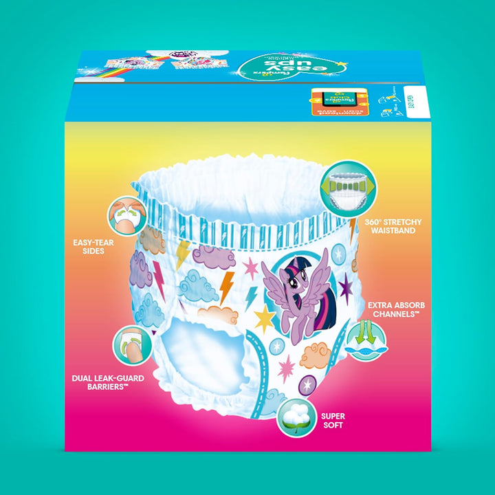 Training Pants - Easy Ups Girls & Boys - Size 3T-4T, 124 Count, My Little Pony Potty Underwear (Packaging May Vary)