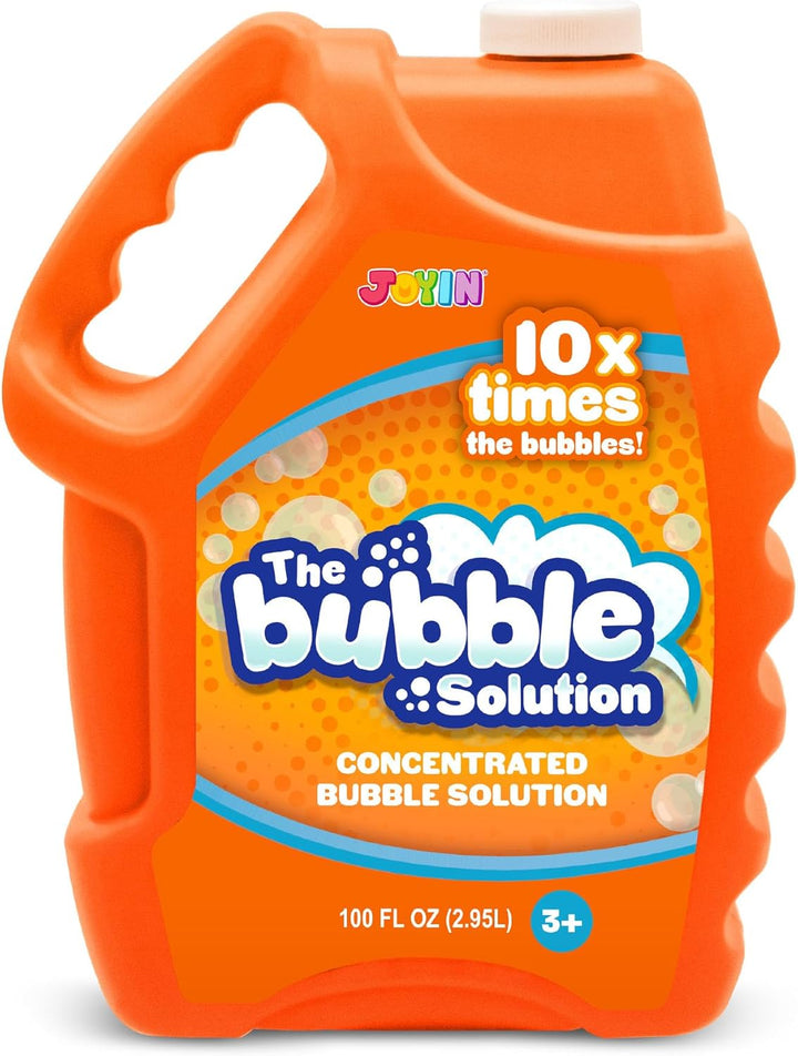 100 Oz Concentrated Bubble Solution (Up to 8 Gallon) for Large Party in Summer Celebrations, Party Favor, Bubble Summer Toy, Classroom Prizes, Easter (Blue)