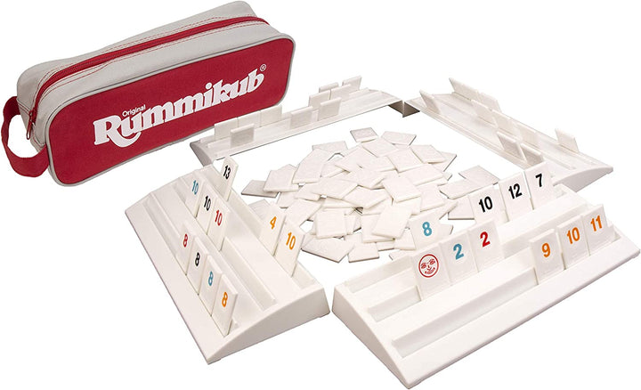 Rummikub - the Complete Original Game with Full-Size Racks and Tiles in a Durable Canvas Storage/Travel Case by  - Amazon Exclusive