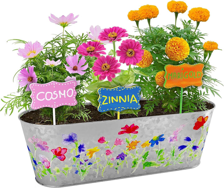 Paint & Plant Flower Growing Kit for Kids - Gift Ideas Age 5 6 7 8-12 Year Old Girl - Birthday Crafts Gifts for Girls & Boys, Fun Children Gardening Kits, Art Projects for Ages 5-12 Years