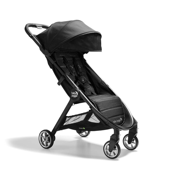 City Tour 2 Ultra-Compact Carry-On Approved Travel Stroller in Pitch Black Lightweight Easy Fold Ideal for Traveling and Everyday Adventures