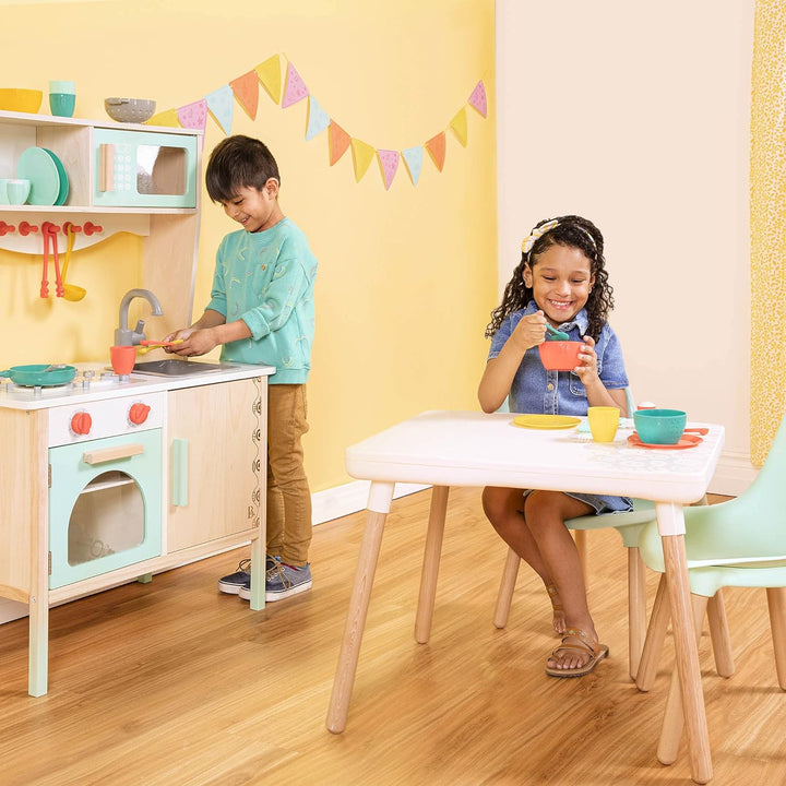 – Play Kitchen Accessories – Cookware, Dishes, Utensils – 33 Pieces Play Set for Kids – Pretend Play Toys – 3+ Years– Mini Chef Kitchen Set